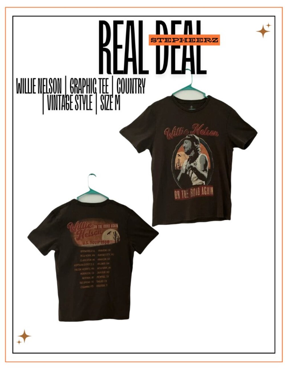 Willie Nelson | Country | Vintage Style | M